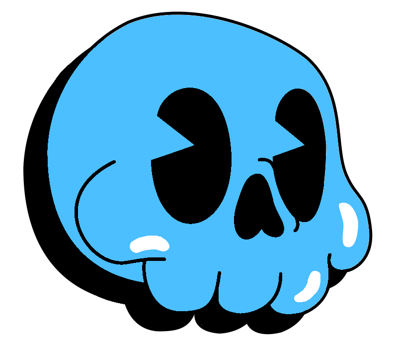 Blue Skull